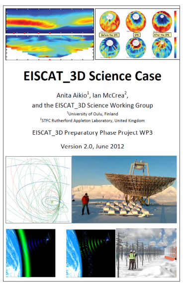 EISCAT_3Dのサイエンスケースを発行しました。